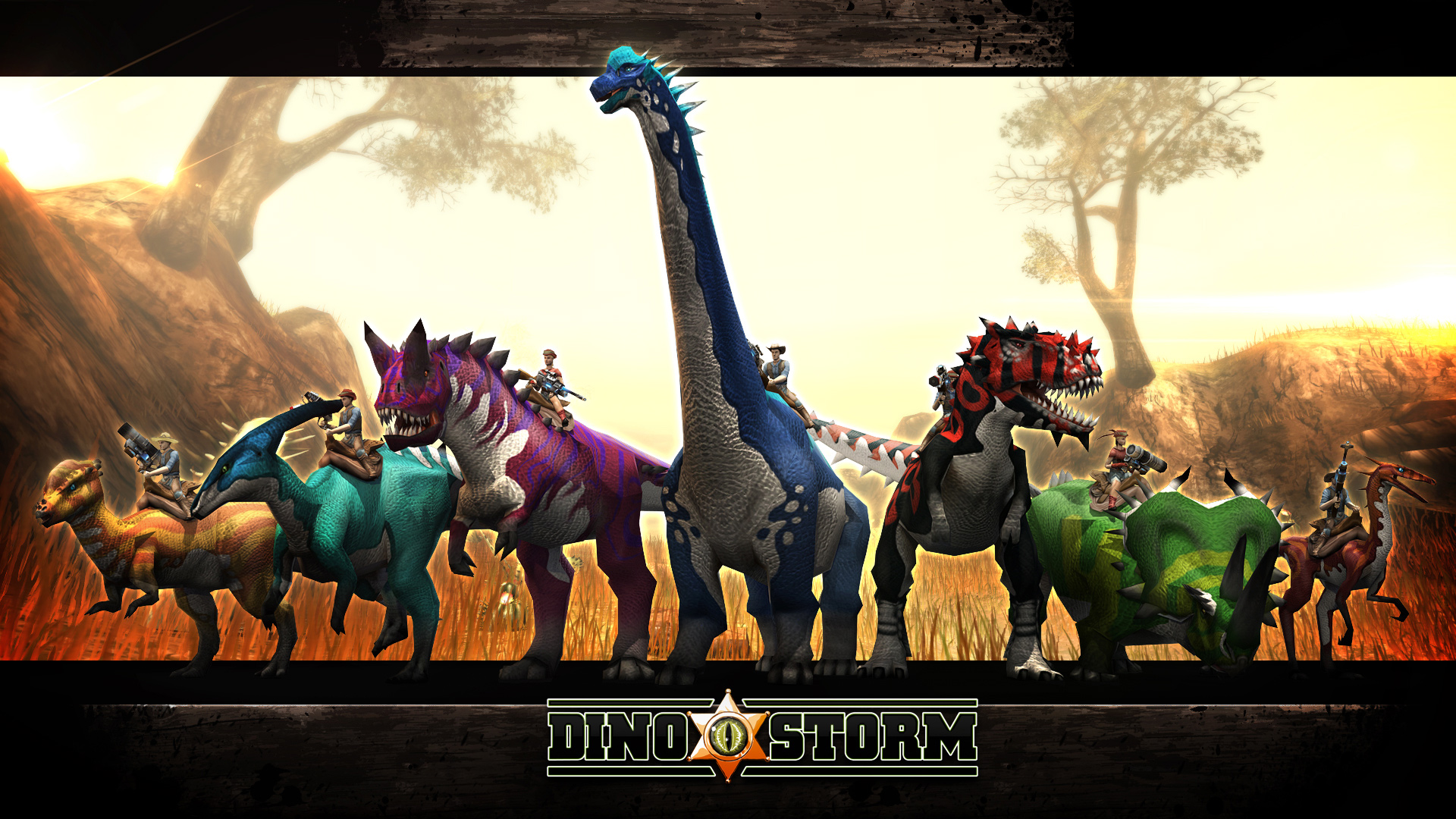 Бесплатно играть в браузерный экшен - Dino Storm