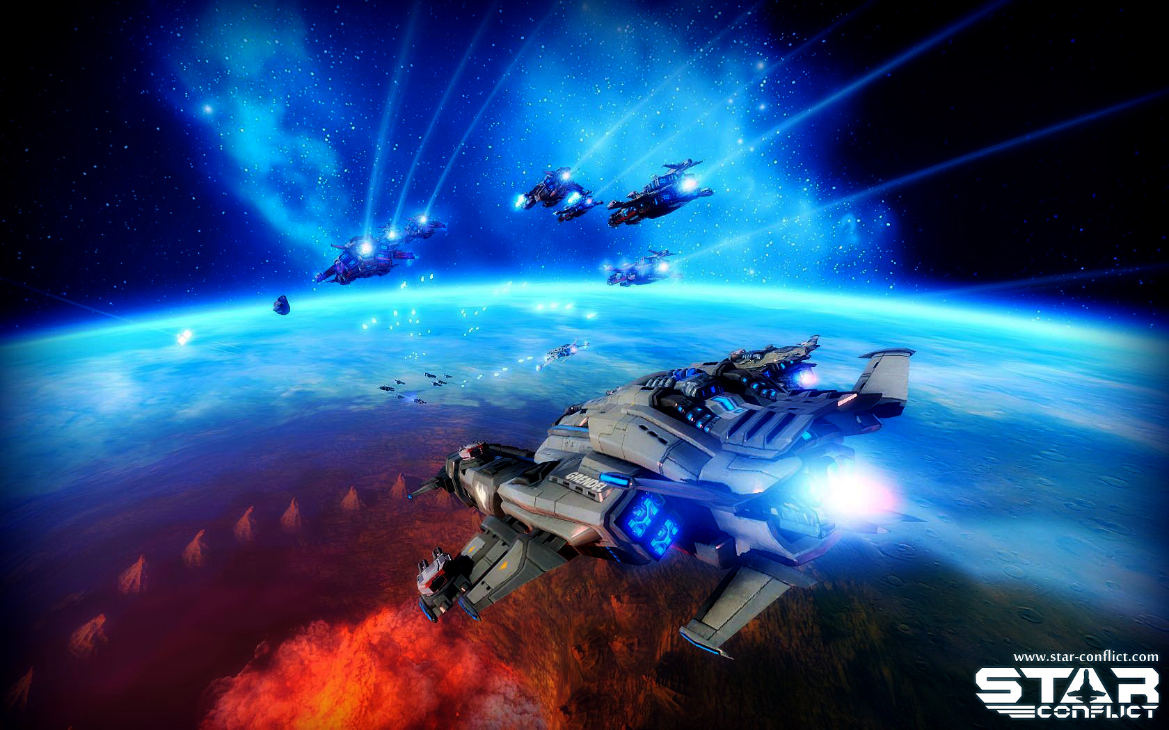 Играть в космический симулятор - Star Conflict